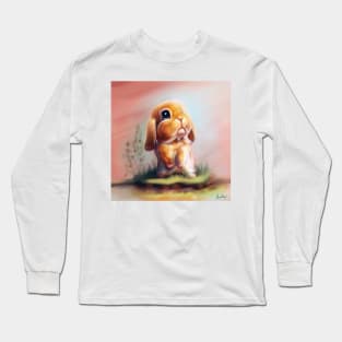 Chubby bunny stands Long Sleeve T-Shirt